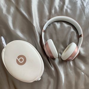 Rose Gold Beats Headphones